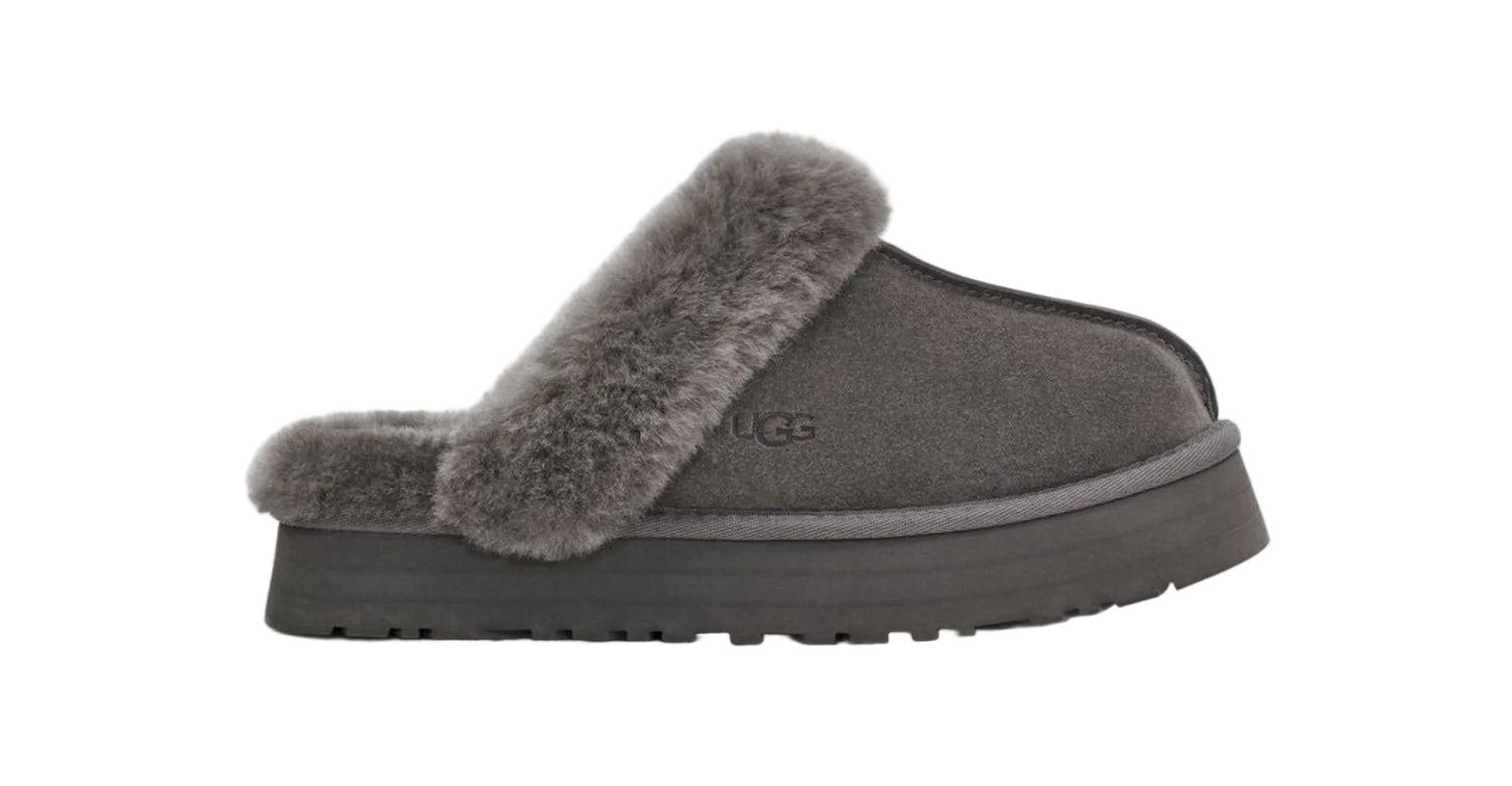 Disquette Slipper, Charcoal
