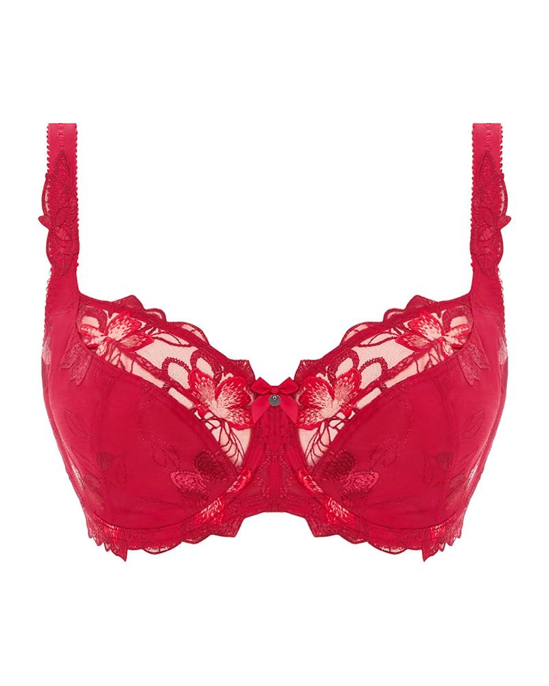Fantasie Leona Underwire Balcony Bra, Red