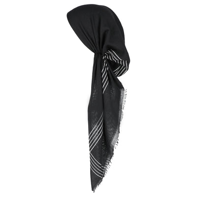 Pretied Bandana Solid Lines