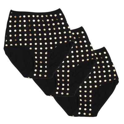 Gemsli Metallic Dot Cotton Brief 3320