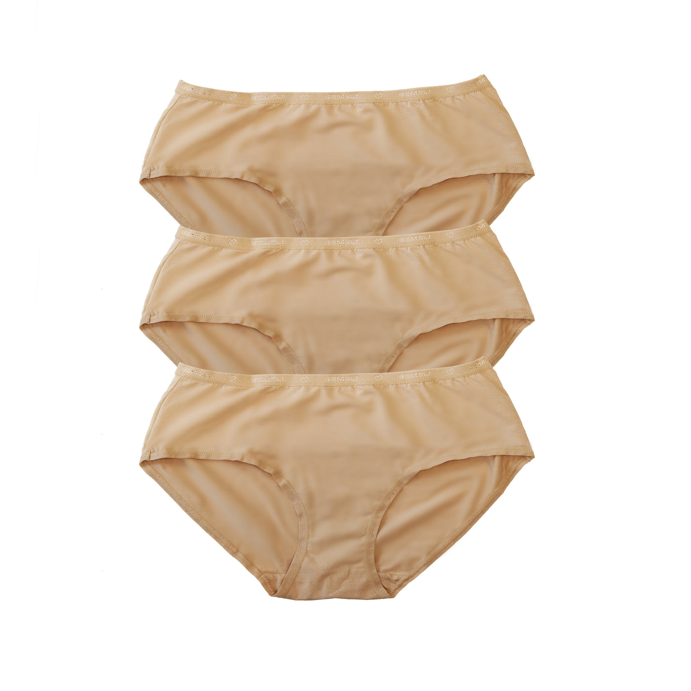 Organic Cotton Bikini with Logo 3325