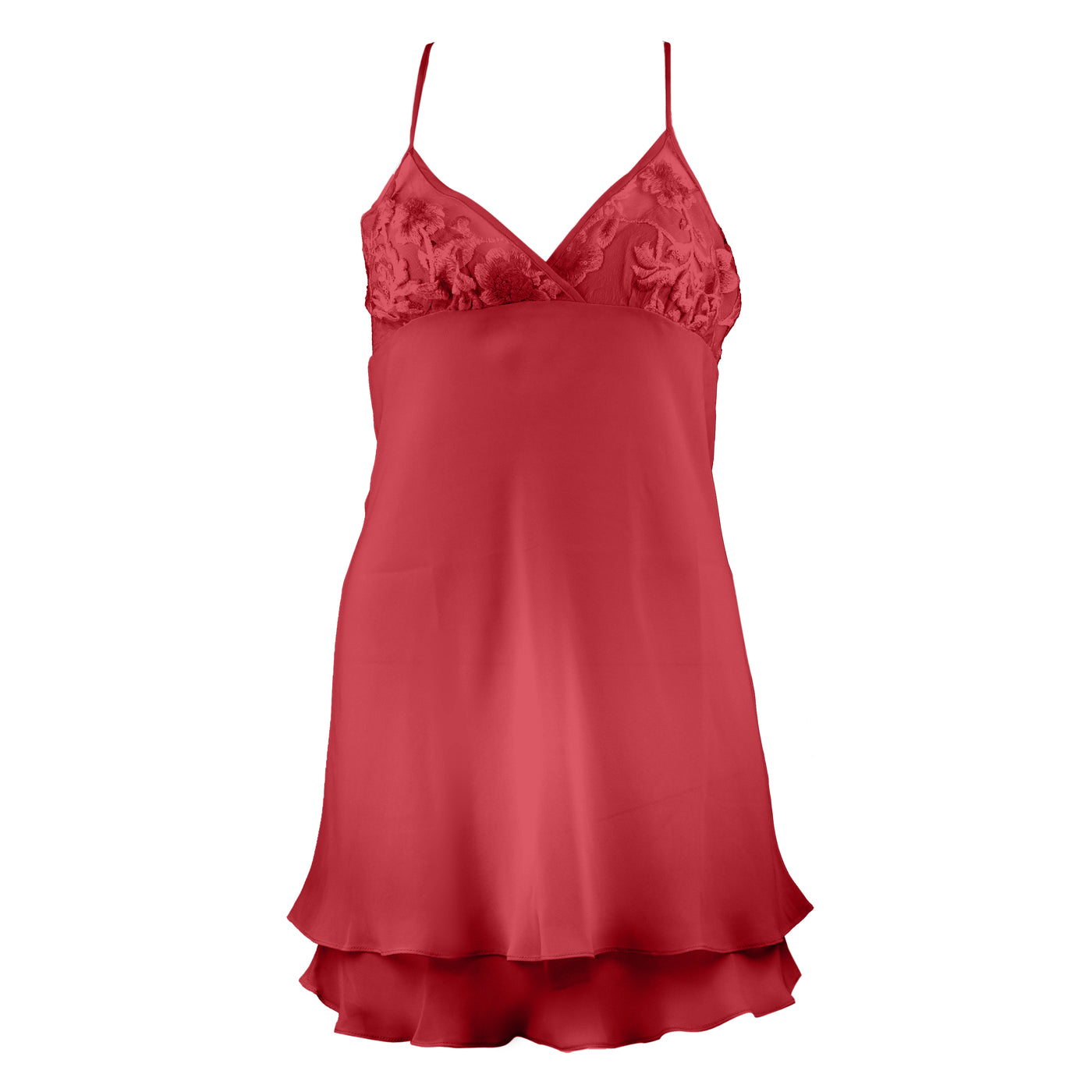 Charming Flowers and Sequins Chemise 261