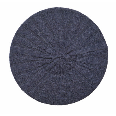Lizi Headwear Cable Knit Solid Lined Regular