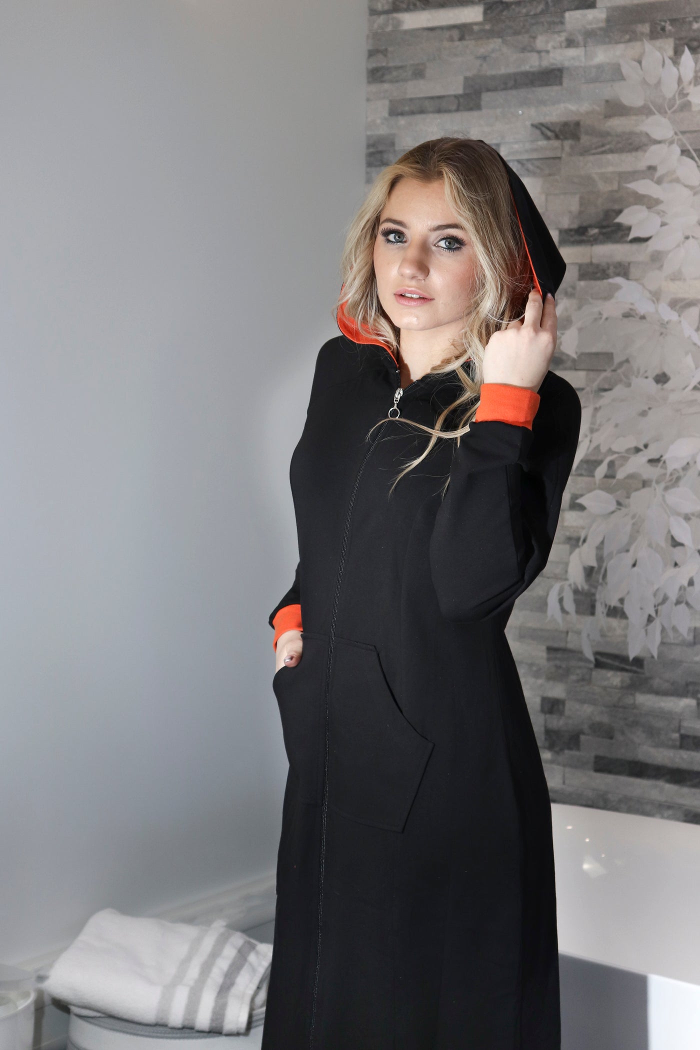 Hoodie Morning Robe 22944C1