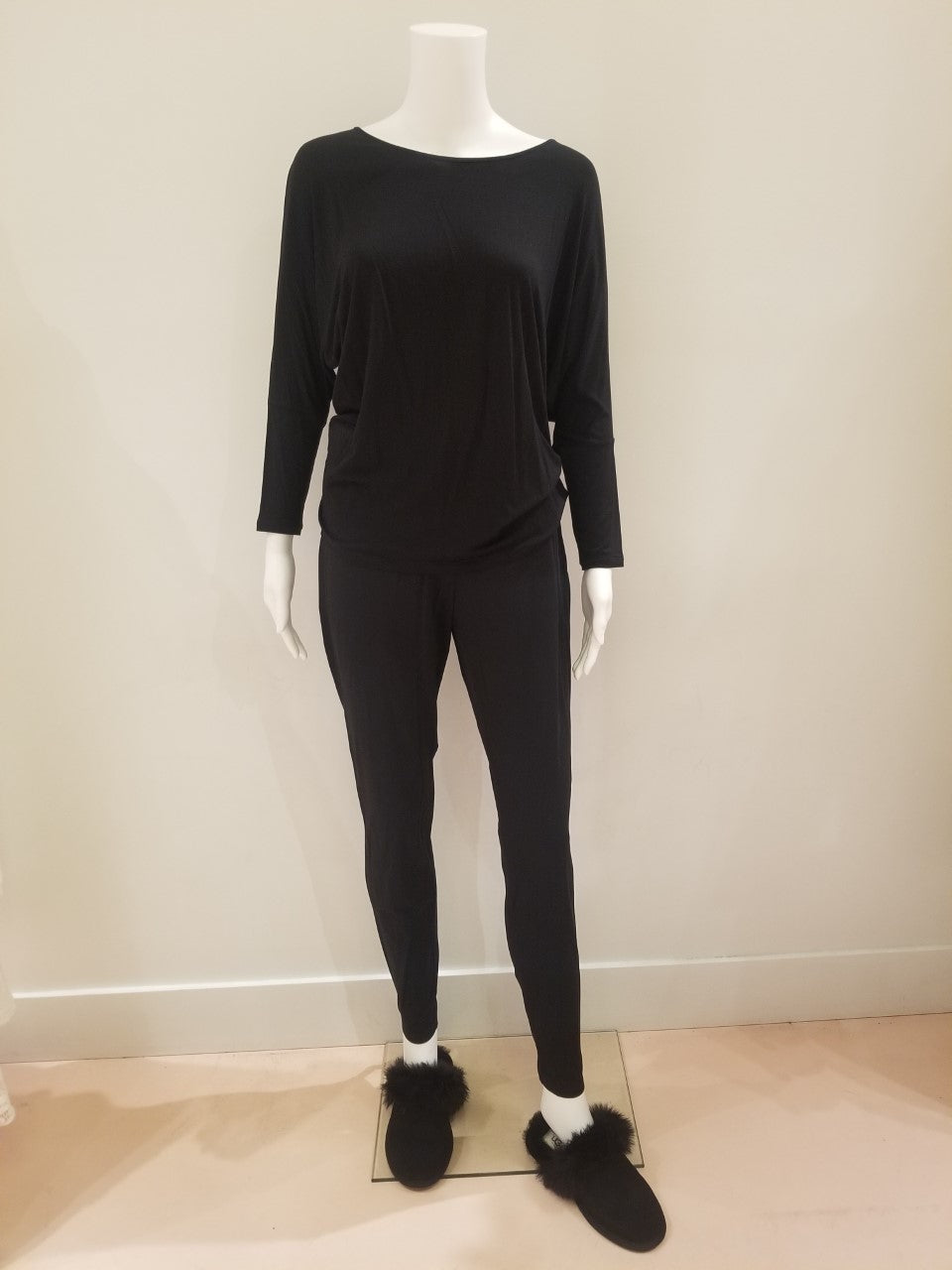 Vanilla Pajamas Long Sleeve, Black