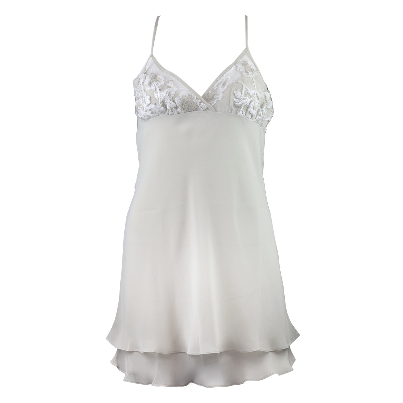 Charming Flowers and Sequins Chemise 261