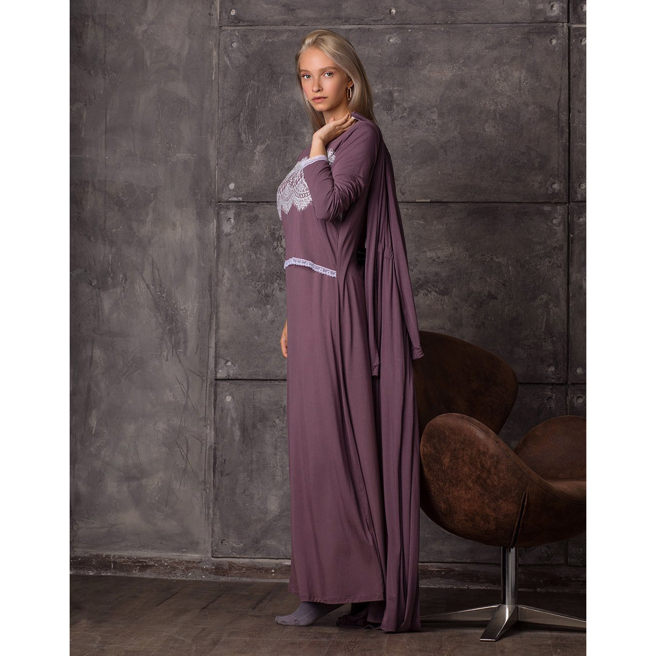 Rosella Lace Nursing Nightgown IDA 1N