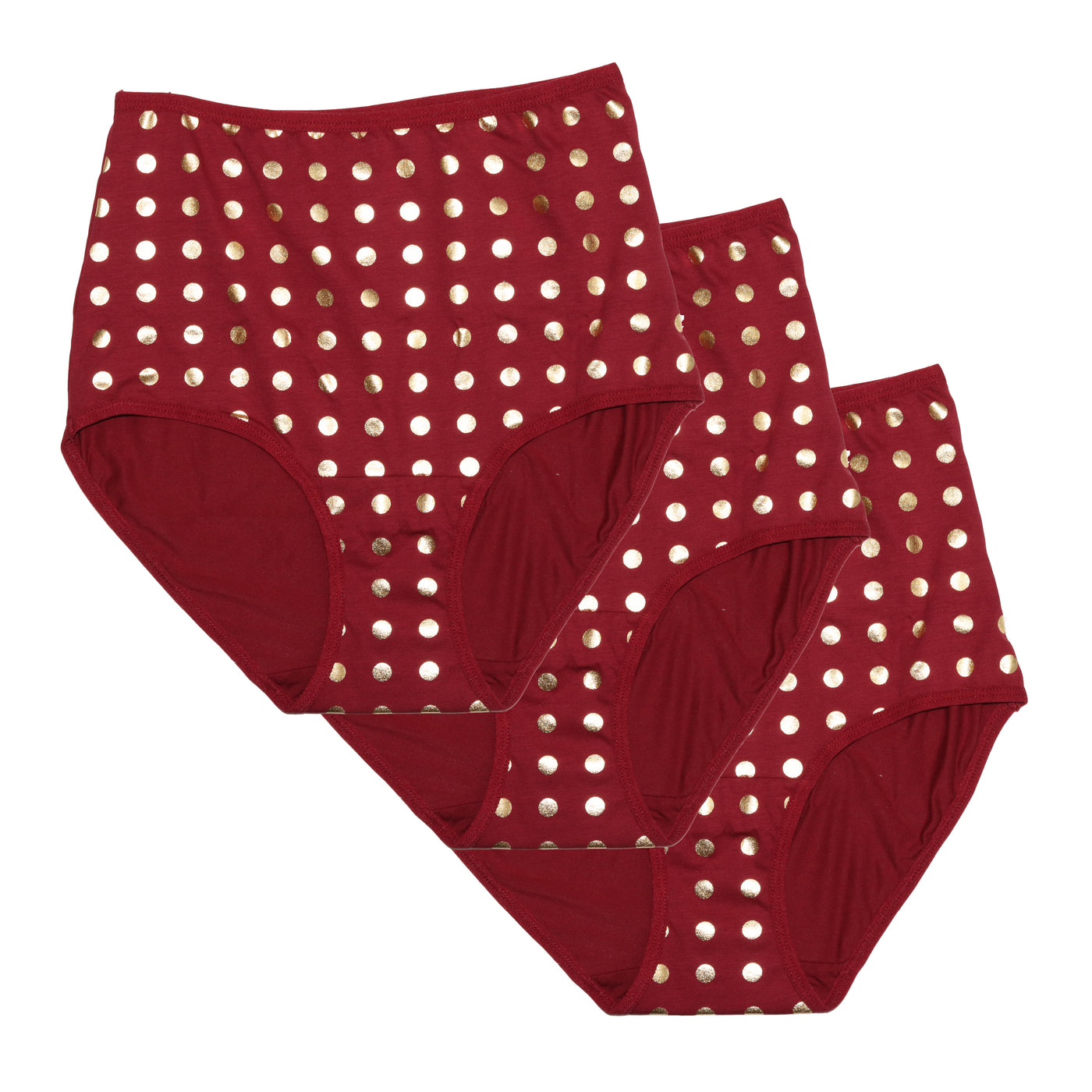 Gemsli Metallic Dot Cotton Brief 3320