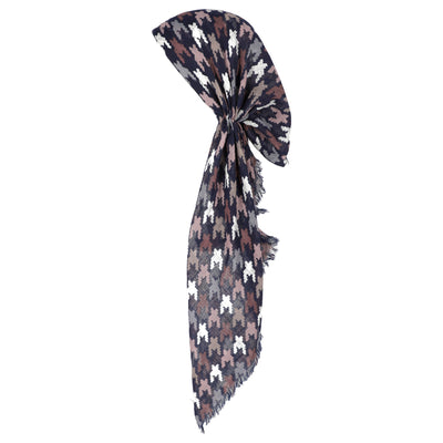 Pretied Bandana Houndstooth