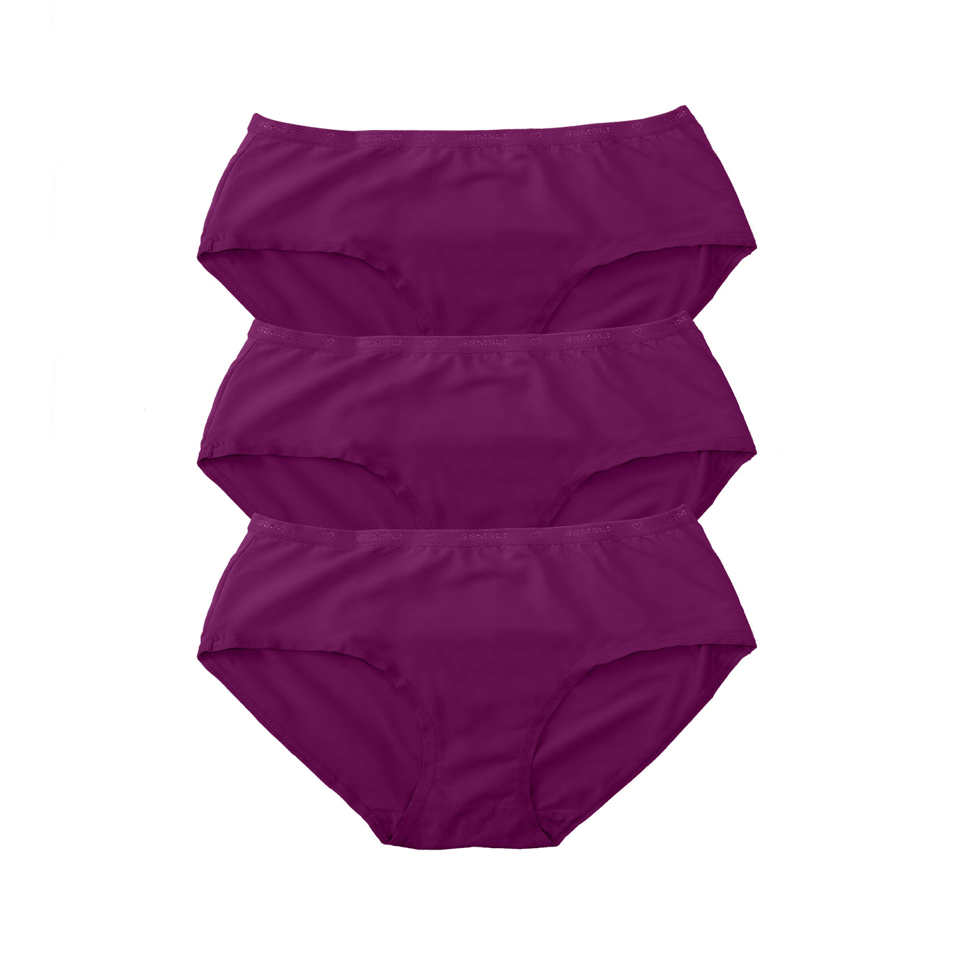 Organic Cotton Bikini with Logo 3325