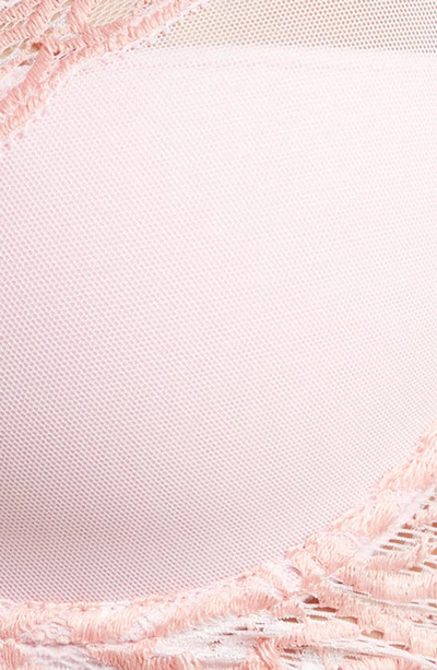 Natori Feathers Contour Plunge Bra, Ribbon Pink/Peach Pink