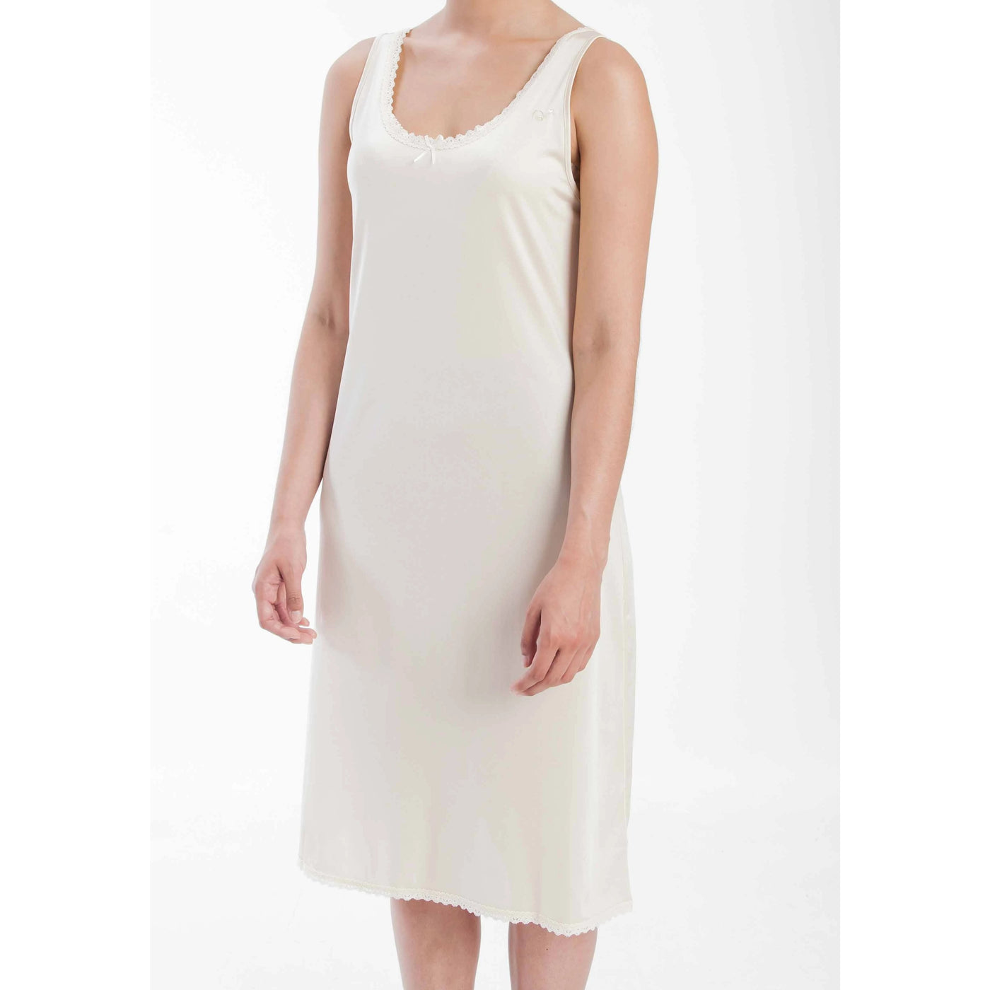 Gemsli Full Nylon Slip with Lace Edge FK400