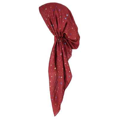Pretied Bandana Foil Stars