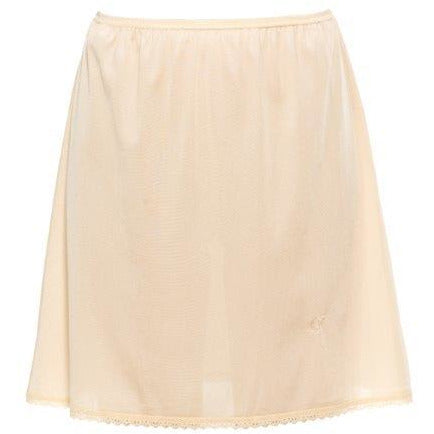 Gemsli Basic Nylon Half Slip with Lace Edge HK300, Taupe