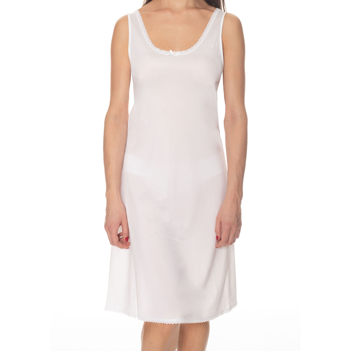 Gemsli Full Nylon Slip with Lace Edge FK400