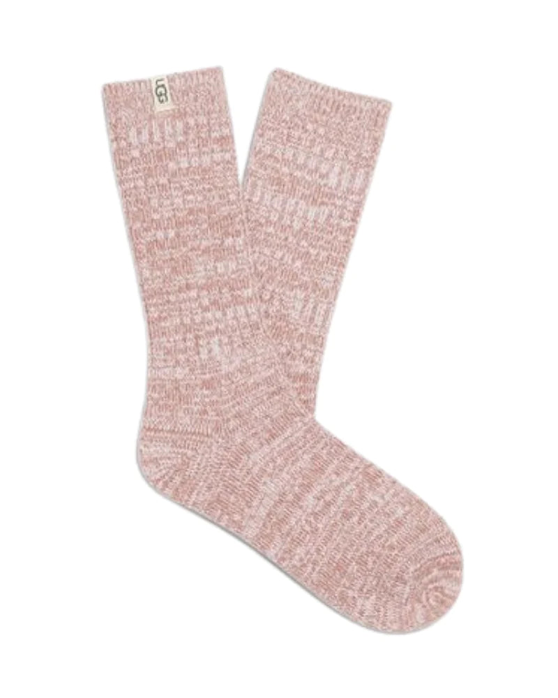 UGG Rib Knit Slouchy Crew Sock, Dusk