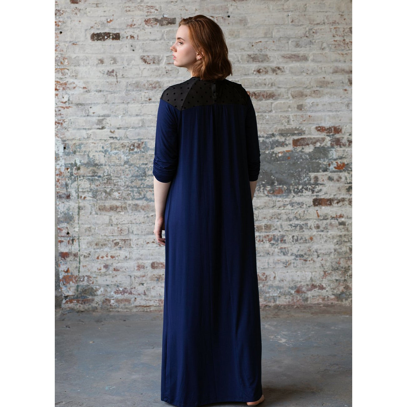 Rosella Navy Nightgown IDA 162