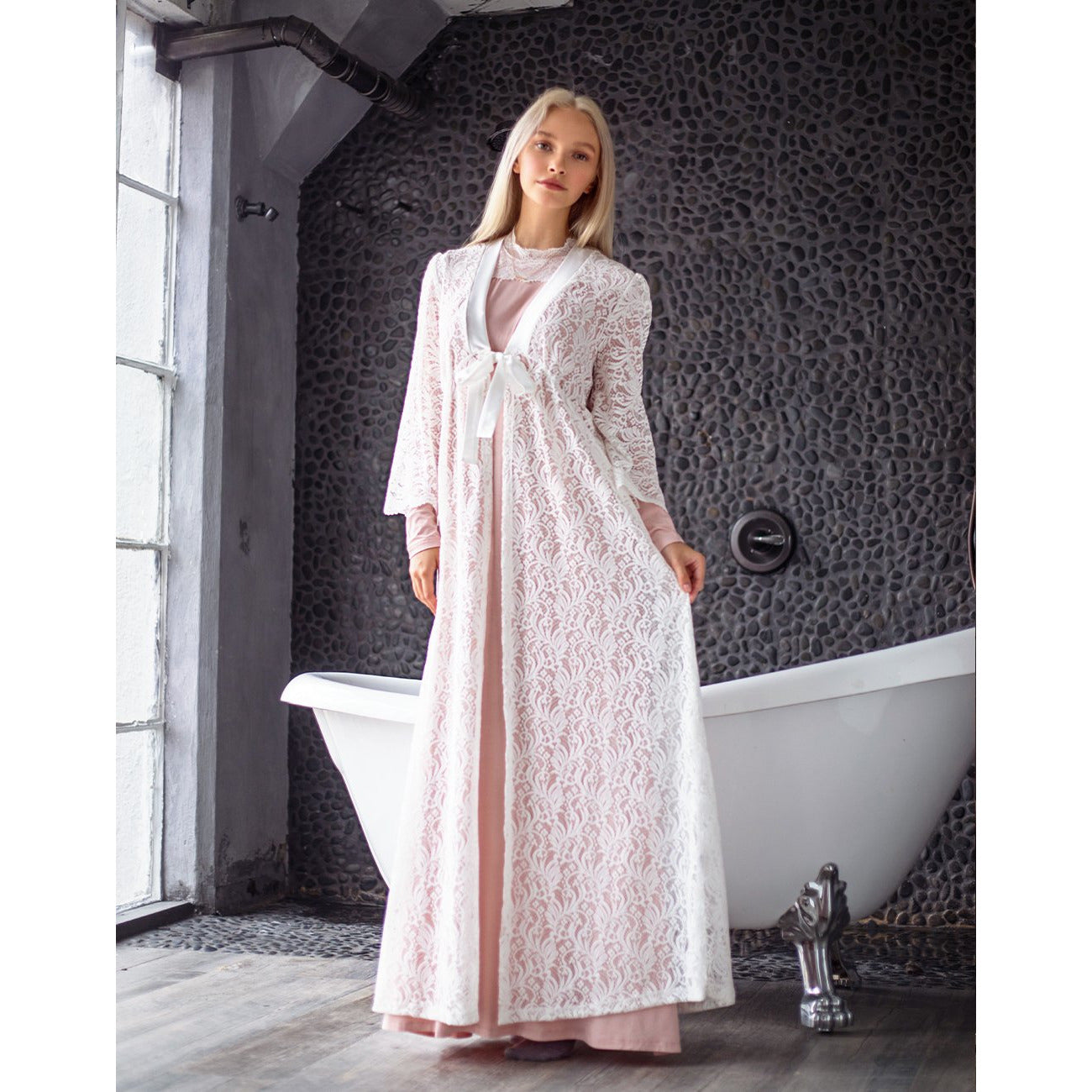 Rosella Lace Morning Robe IDA 22