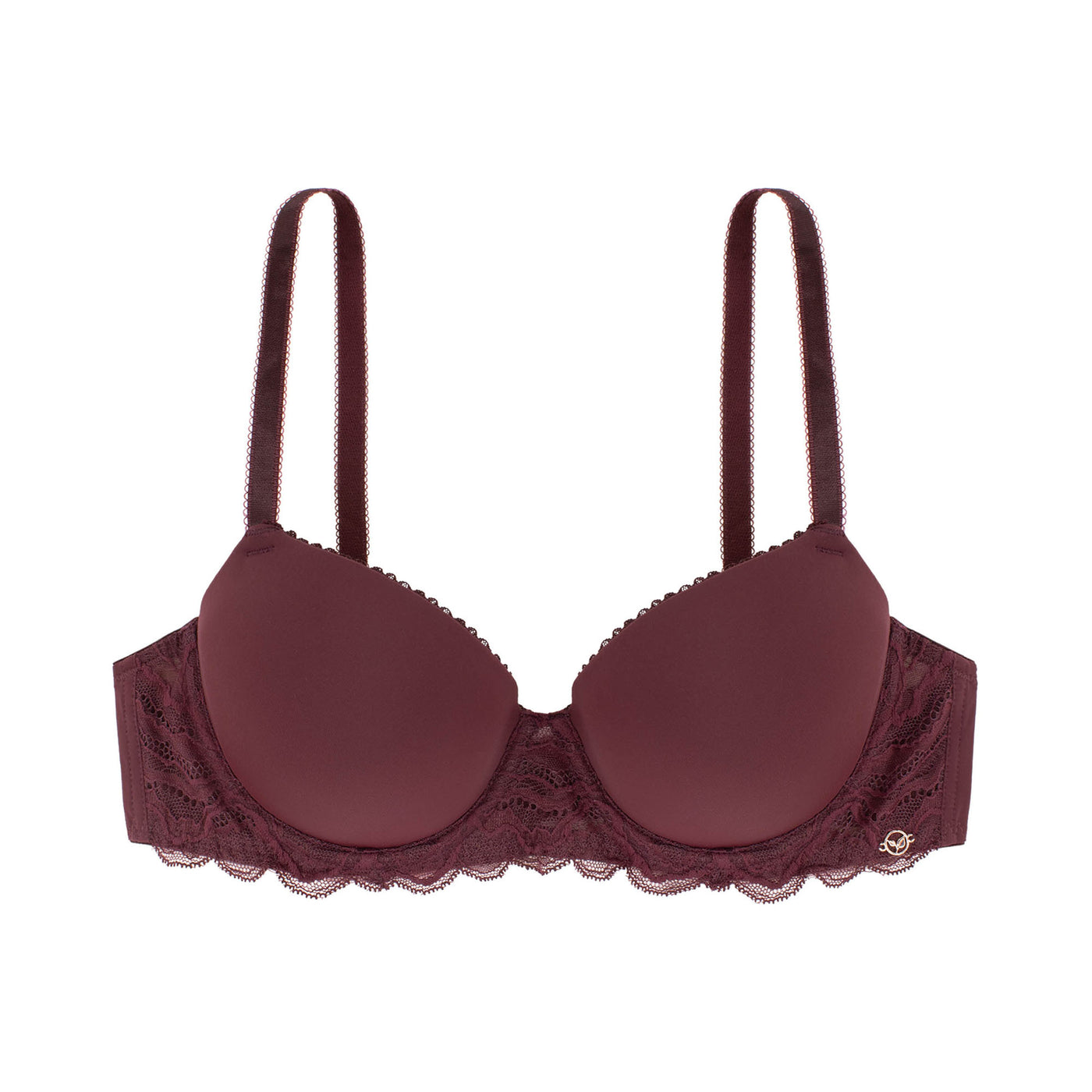 Dorina Eternal Light Padded Demi Bra, Red