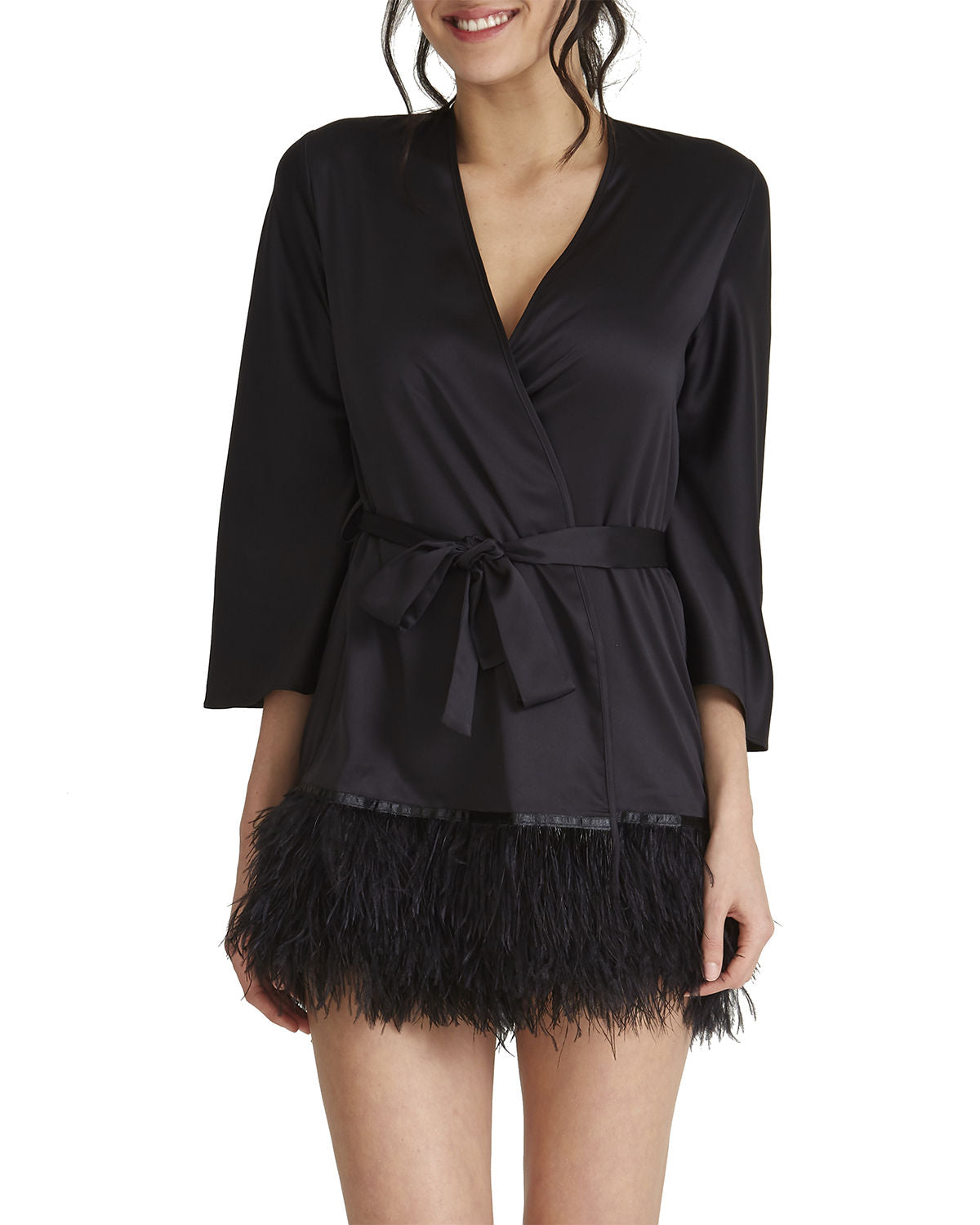 Rya Collections Swan Cover Up, Black