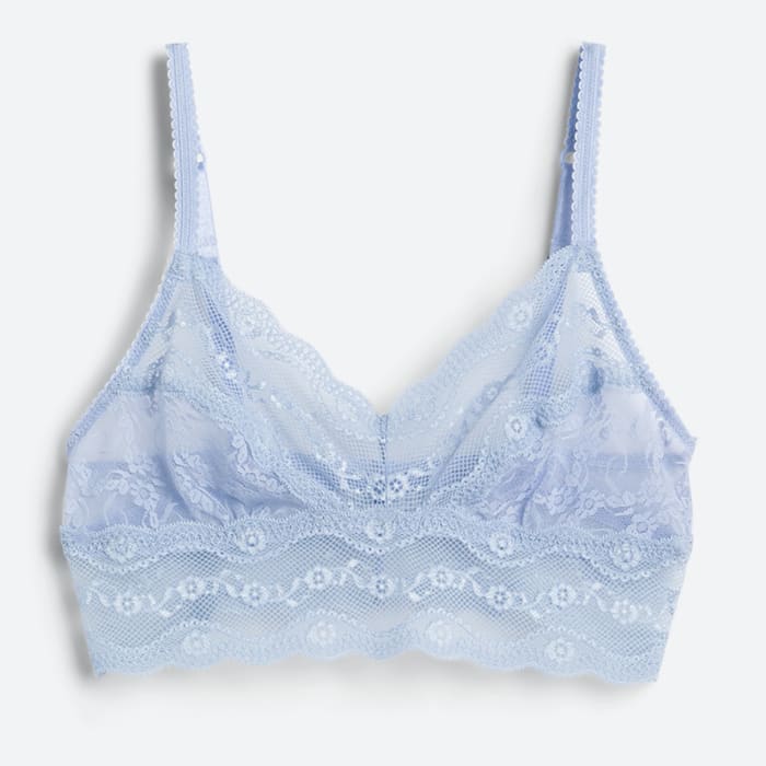 Lace Kiss Bralette, Brunnera Blue