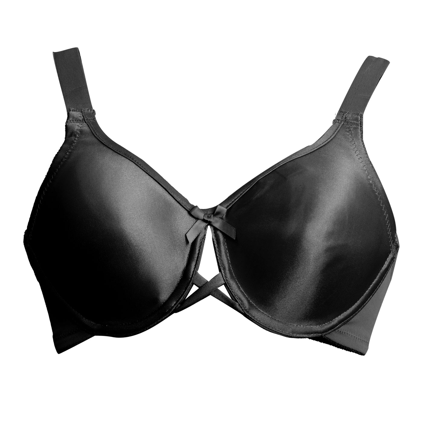 Va Bien Seamless Minimizer Underwire Black Bra 601