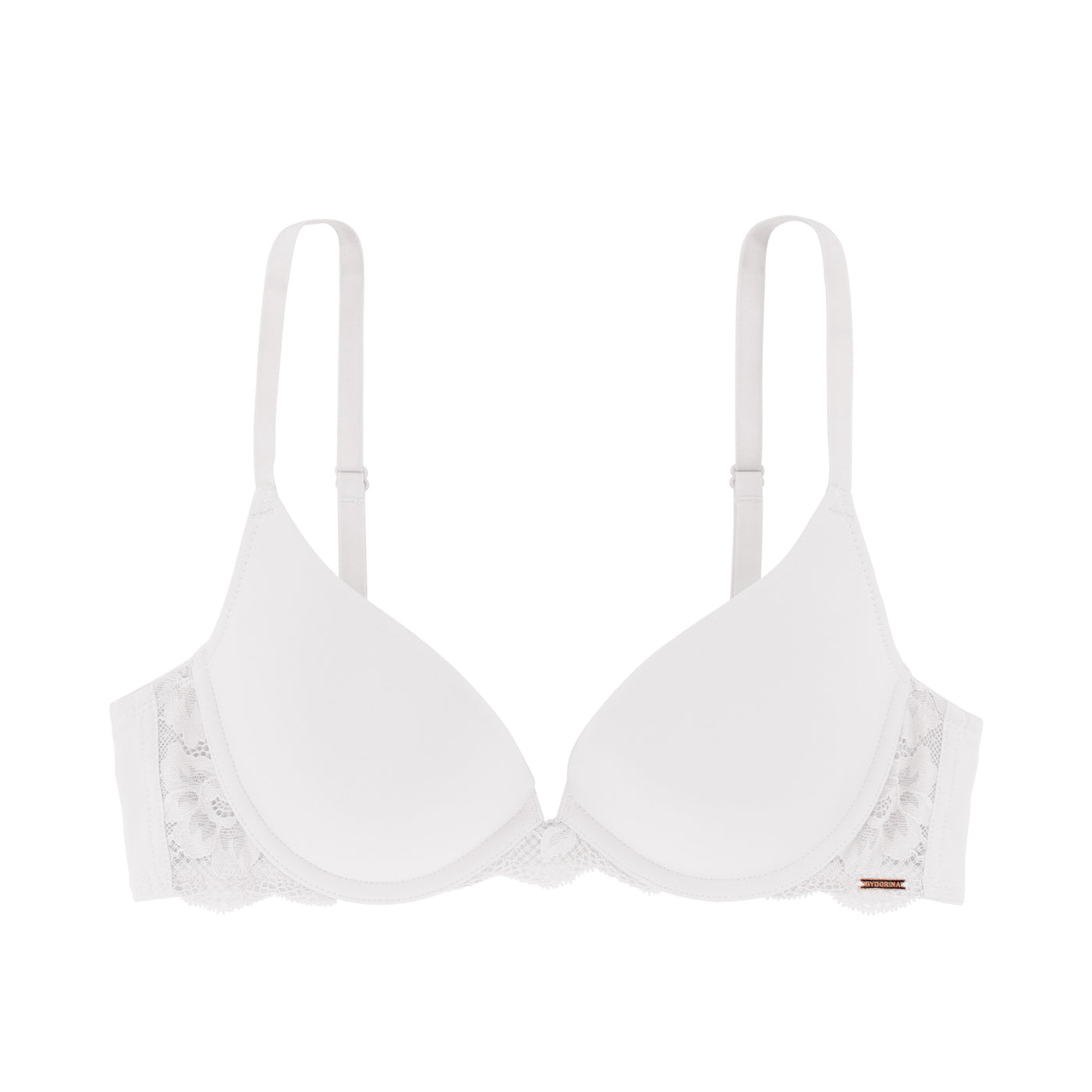 Dorina Rosa Push Up Plunge Bra, White