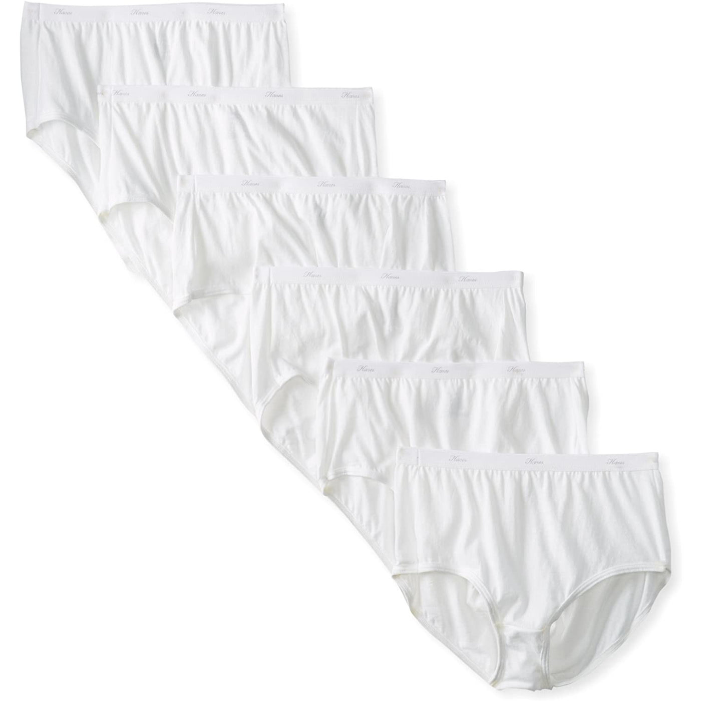 Hanes Cool Comfort Cotton Brief Panties 6-Pack PP40