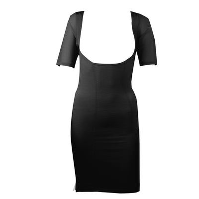 Gemsli Powermesh Frontless Shaping Slip with Short Sleeves SW108