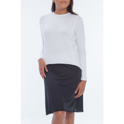 Gemsli Viscose Long Sleeve Nursing Shell Slip Fk315