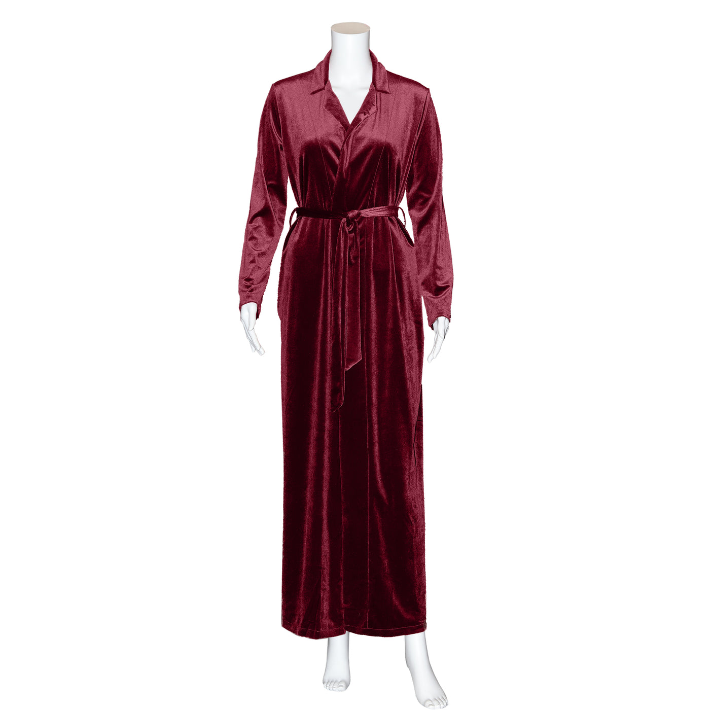 Rosella Long Velour Morning Robe 3141