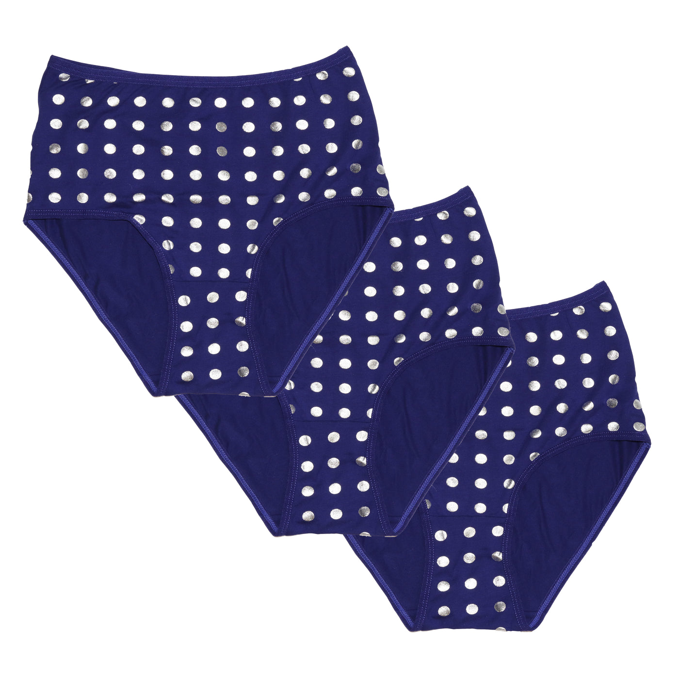 Gemsli Metallic Dot Cotton Brief 3320