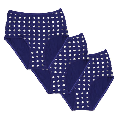 Gemsli Metallic Dot Cotton Brief 3320