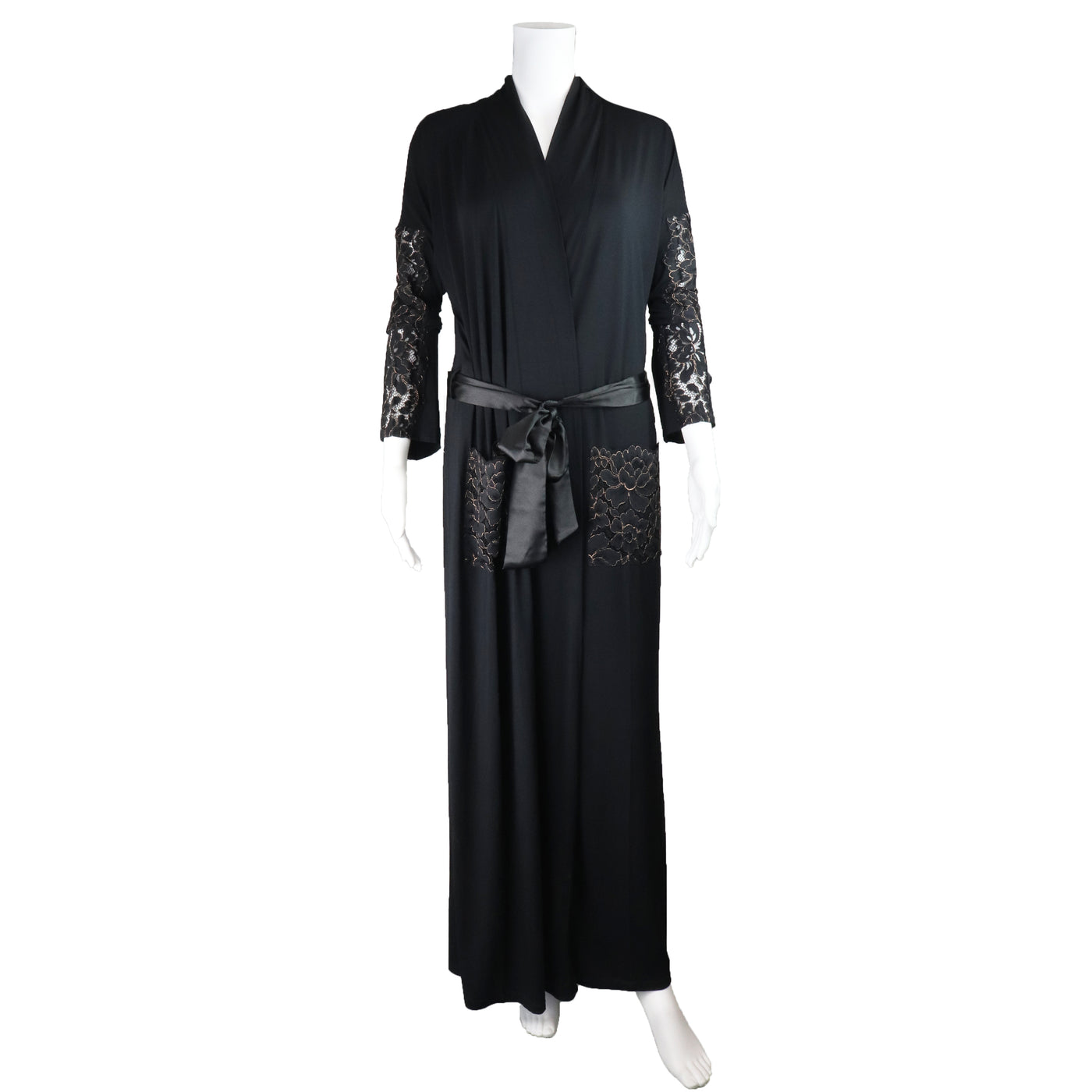 Black Long Robe 6306