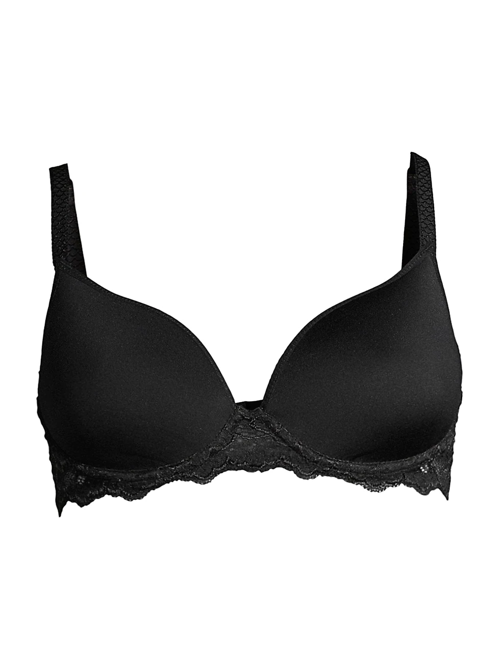 Caresse 3D Plunge Bra, Black