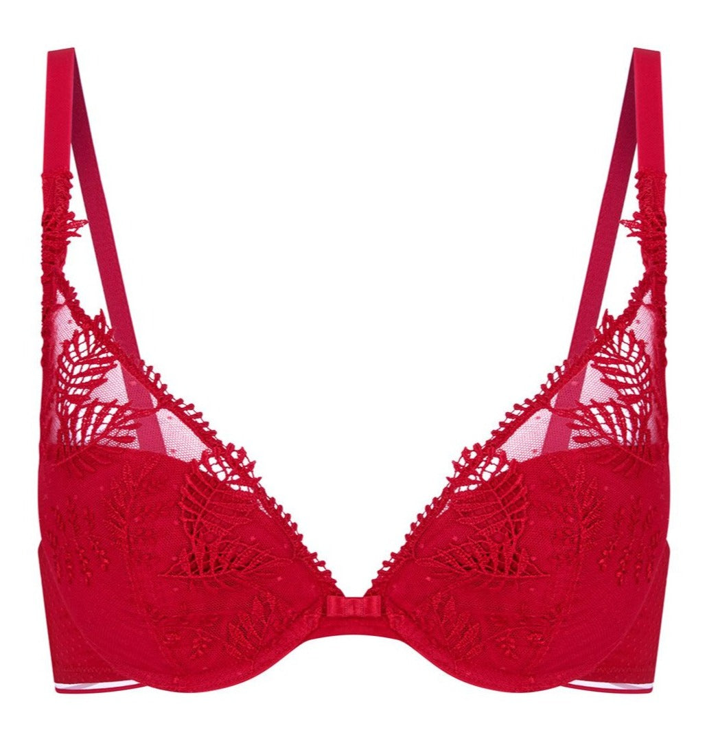 Push-up Decollete Plong, Red