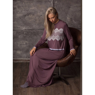 Rosella Lace Nursing Nightgown IDA 1N