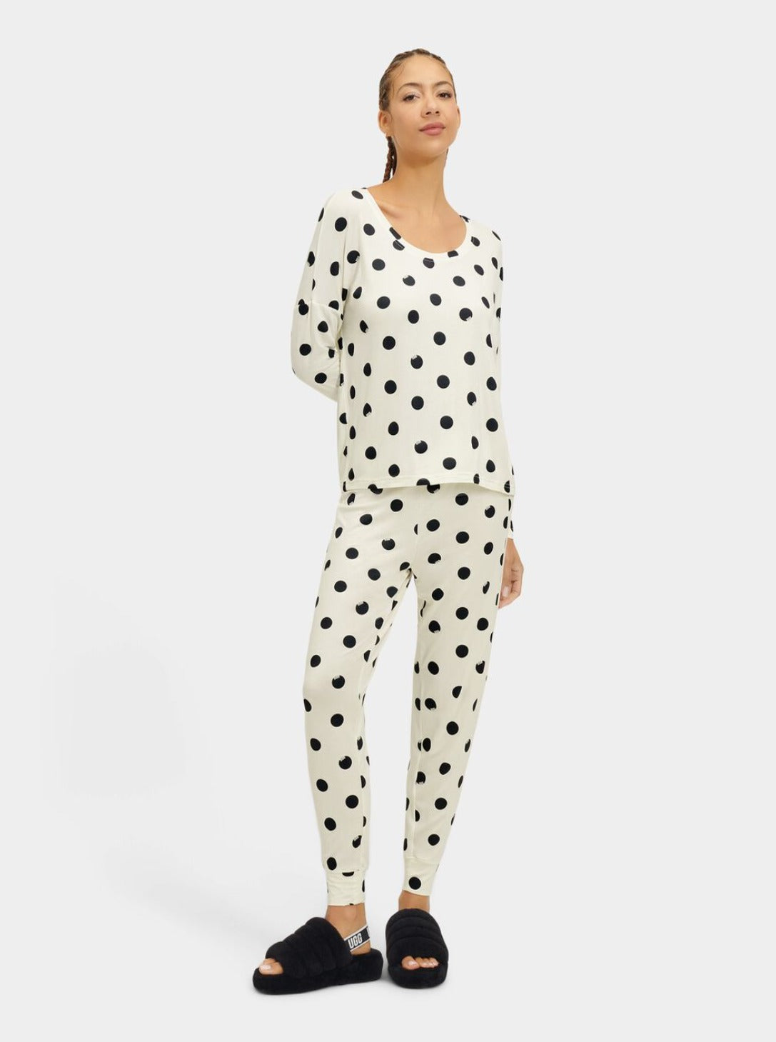 White/Black Dot Birgit Print Set