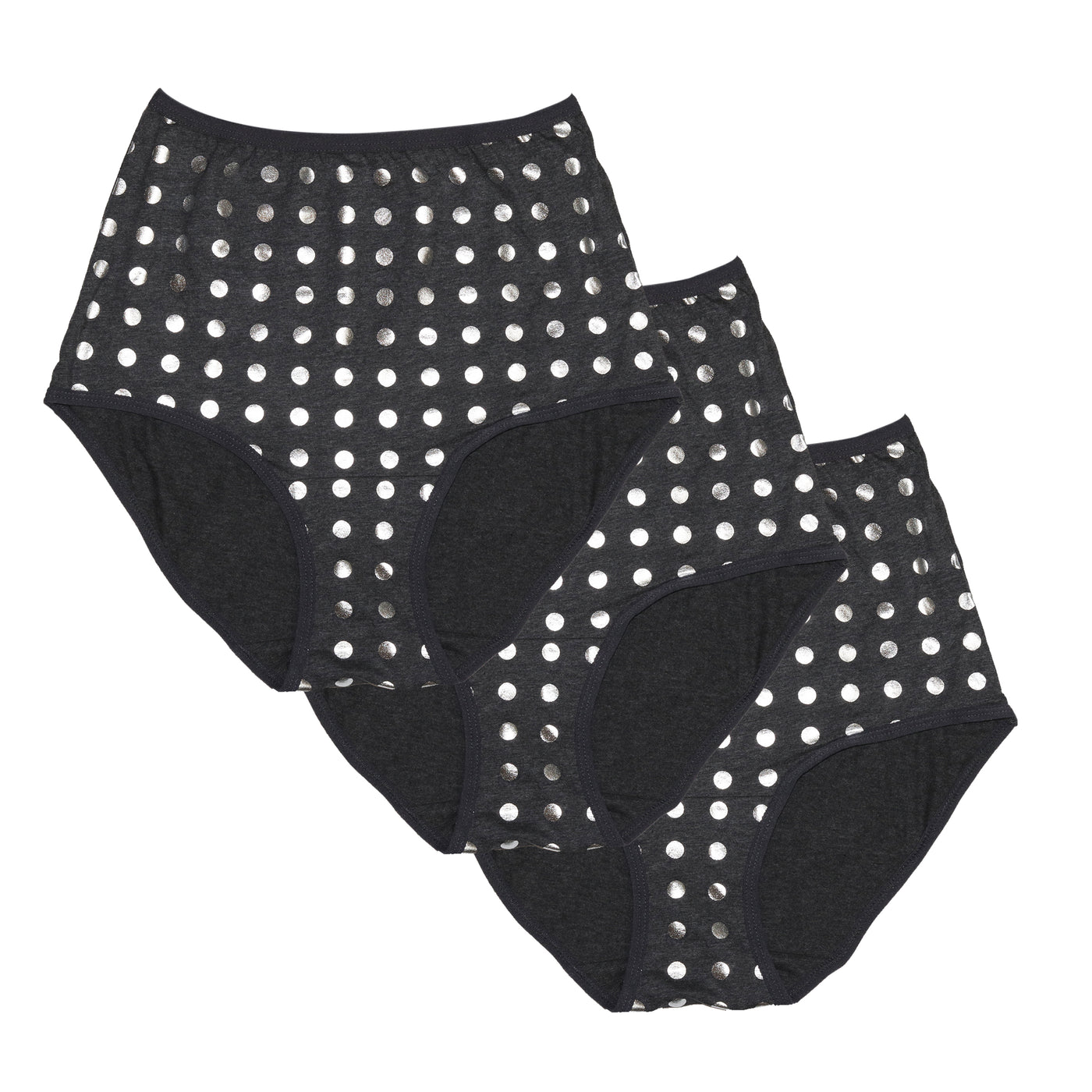 Gemsli Metallic Dot Cotton Brief 3320