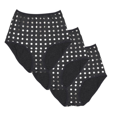 Gemsli Metallic Dot Cotton Brief 3320