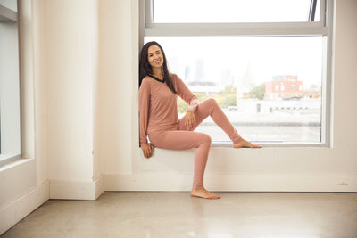 Jackie O'Loungewear Pink Modal Pajamas