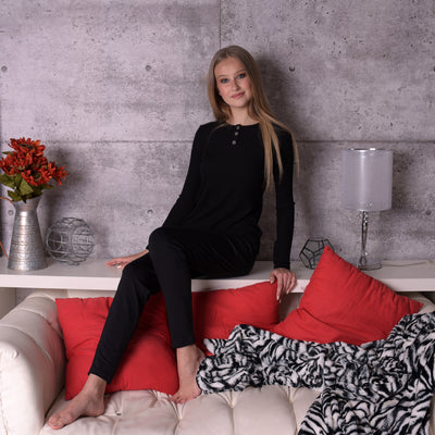 Simondona Ribbed Pajamas S6007